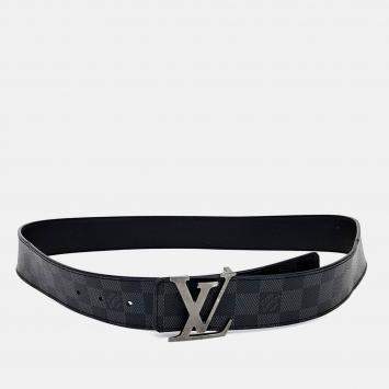 Pre Owned Louis Vuitton Reversible Graphite Belt