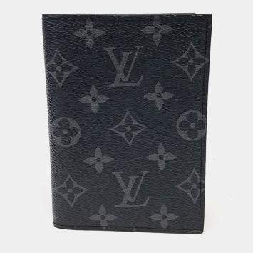 Pre Owned Louis Vuitton Eclipse Passport Wallet