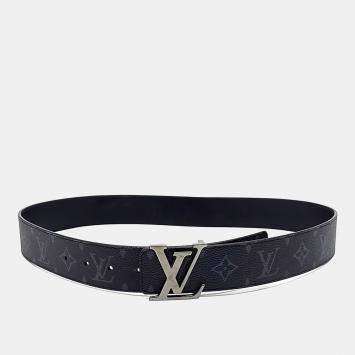 Pre Owned Louis Vuitton Eclipse Reversible Belt