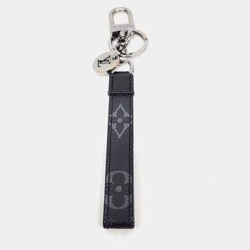 Pre Owned Louis Vuitton Monogram Eclipse Dragone Keyring and Bag Charm