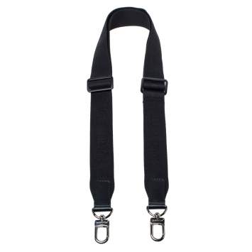 Pre Owned Louis Vuitton Black Canvas Shoulder Bag Strap