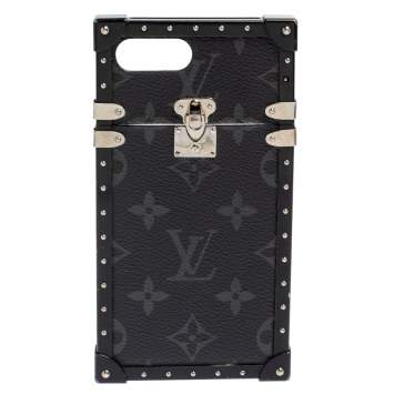 Pre Owned Louis Vuitton Monogram Eclipse Canvas Eye Trunk iPhone 7 Plus Case