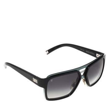 مملوكة مسبقًا Louis Vuitton Grey/Black Z0361U Enigme Aviator Sunglasses
