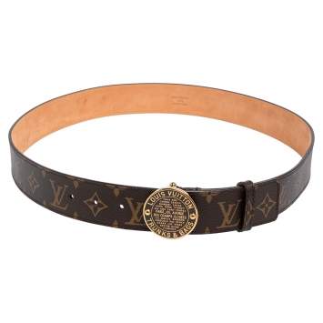 Pre Owned Louis Vuitton Monogram Canvas Trunks & Bags Belt 100 CM