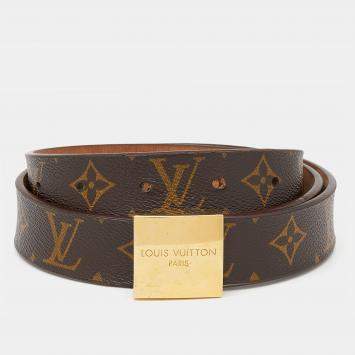 مملوكة مسبقًا Louis Vuitton Monogram Canvas Buckle Belt 90CM