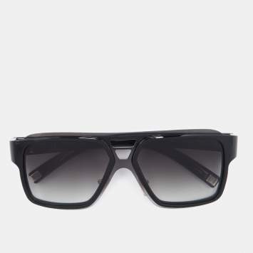 Pre Owned Louis Vuitton Grey/Black Z0361U Enigme Sqaure Sunglasses