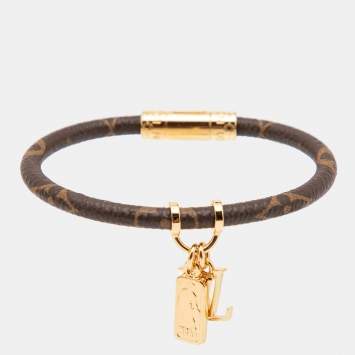 Pre Owned Louis Vuitton x NBA Monogram Canvas Hang It Bracelet