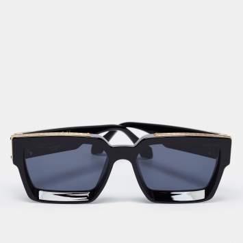 Pre Owned Louis Vuitton Black Z1165E 1.1 Millionaires Square Sunglasses