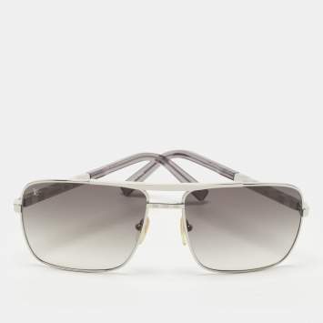 Pre Owned Louis Vuitton Silver Z0260U Attitude Square Sunglasses