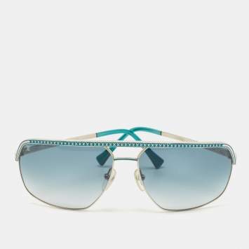 Pre Owned Louis Vuitton Blue Gradient Z0167U Aviator Sunglasses