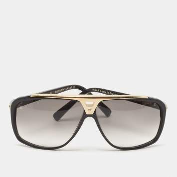 Pre Owned Louis Vuitton Gold/Black Evidence Gradient Sunglasses