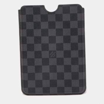 Pre Owned Louis Vuitton Damier Graphite Canvas iPad Mini Case