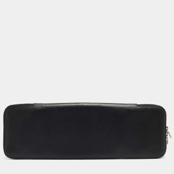Pre Owned Louis Vuitton Black Taiga Leather Tie Travel Case 