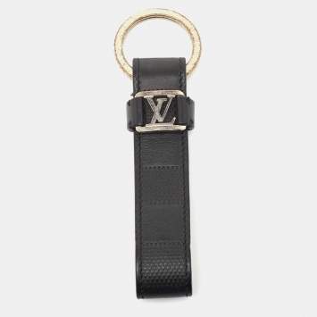 Pre Owned Louis Vuitton Damier Infini Leather LV Dragonne Key Holder