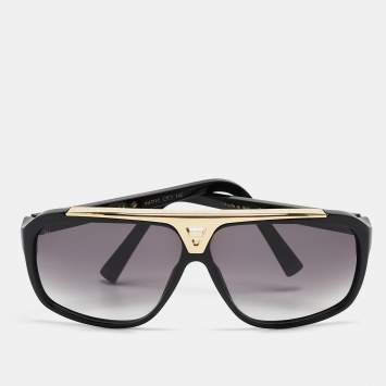 Pre Owned Louis Vuitton Black Gradient Z0350W Evidence Square Sunglasses
