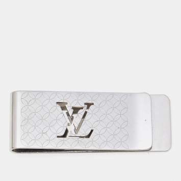 Pre Owned Louis Vuitton Champs Elysees Silver Tone Bill Clip
