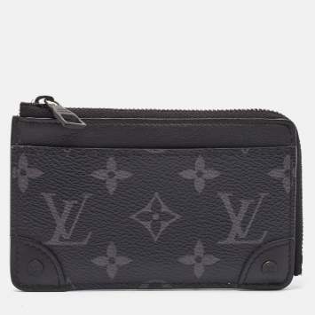 Pre Owned Louis Vuitton Monogram Eclipse Trunk Multi Card Holder