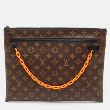 Pre Owned Louis Vuitton Monogram Canvas Solar Ray A4 Pochette