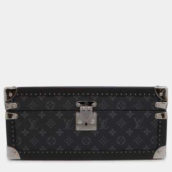 Louis Vuitton Noir Monogram Eclipse Canvas Coffret Accessoires Bag
