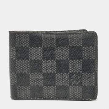 Pre Owned Louis Vuitton Damier Graphite Canvas Multiple Wallet
