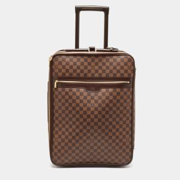 Pre Owned Louis Vuitton Damier Ebene Canvas Pegase 55 Luggage