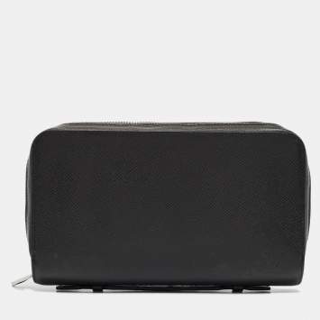 Pre Owned Louis Vuitton Glacier Taiga Leather Zippy XL Wallet