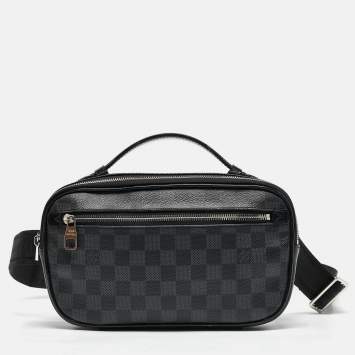 Pre Owned Louis Vuitton Damier Graphite Canvas Ambrel Bag