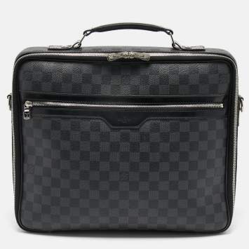 Pre Owned Louis Vuitton Damier Graphite Canvas Steve Briefcase