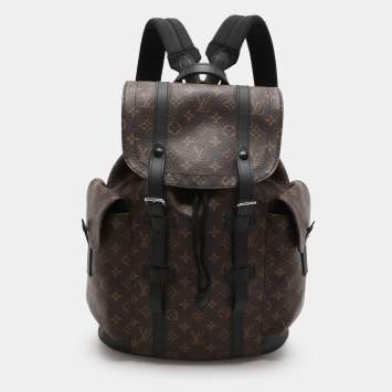 مملوكة مسبقًا Louis Vuitton Monogram Macassar Canvas PM Christopher Backpack