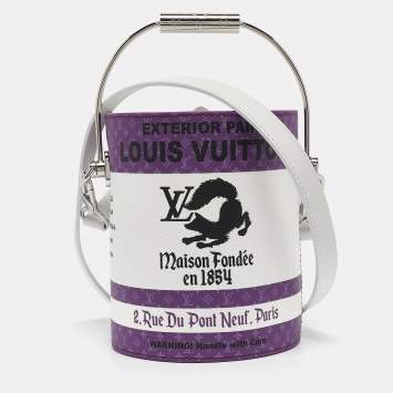Louis Vuitton Purple Monogram Canvas LV Paint Can Bag