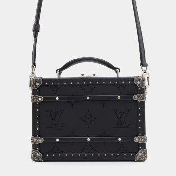 Louis Vuitton Black Monogram LV Dart Handle Trunk 
