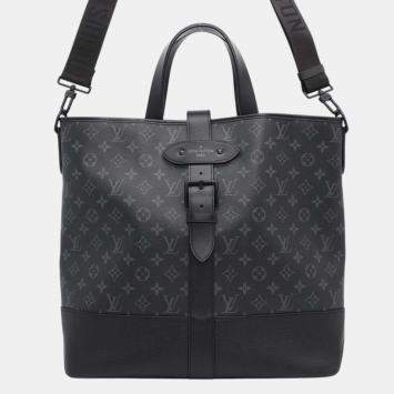 Louis Vuitton Monogram Eclipse Saumur Tote Bag