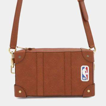 Louis Vuitton Brown Ball Grain Leather Monogram Pattern Lvxnba Soft Trunk 
