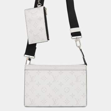 Louis Vuitton Optical White Monogram Taiga Leather Gaston Wearable Wallet  