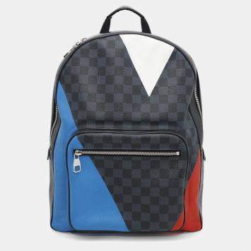 Louis Vuitton Noir Damier Cobalt Latitude America's Cup Regatta Josh Backpack