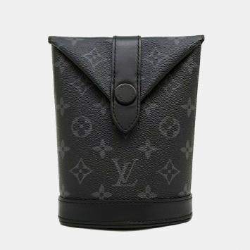 Louis Vuitton Black PVC Eclipse Envelope Pouch Bag