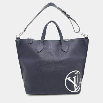 Louis Vuitton Indigo Blue Taurillon Leather Eastside Zipped Tote Bag