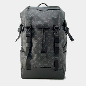 Louis Vuitton Black Monogram Eclipse Canvas Get Away Backpack