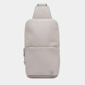 Louis Vuitton Beige Taiga Leather Avenue Sling Bag