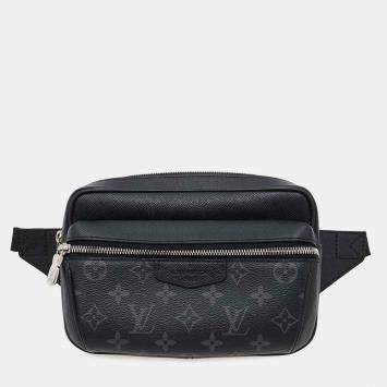 Louis Vuitton Noir Taiga Leather Monogram Eclipse PM Bumbag