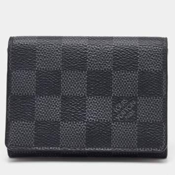 Louis Vuitton Damier Graphite Canvas Enveloppe Carte de Visite Bifold Card Holder