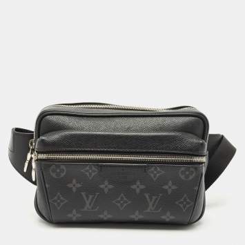 Louis Vuitton Black Monogram Taigarama Outdoor BumBag