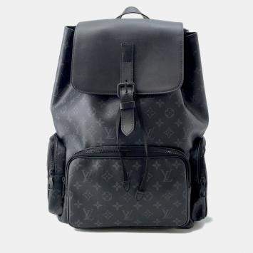 Louis Vuitton Trio Noir Monogram Eclipse Canvas Backpack