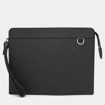 Louis Vuitton Stand/Pouch Noir Damier Infini Leather