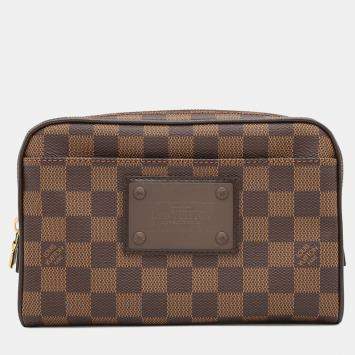 Louis Vuitton Bum Bag Brooklyn Brown Damier Ebene Canvas