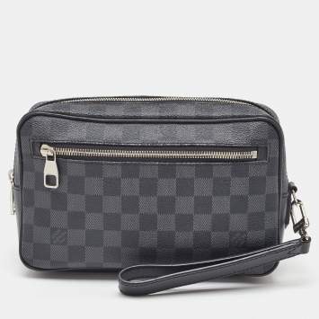 Louis Vuitton Damier Ebene Canvas Kasai Clutch