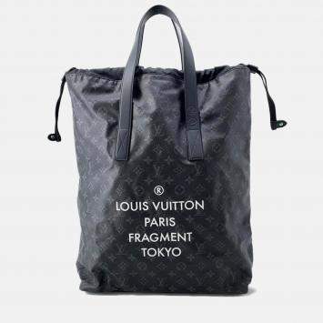 Pre Owned Louis Vuitton Cabas Light Noir Monogram Eclipse Fragment Hiroshi Fujiwara Tote
