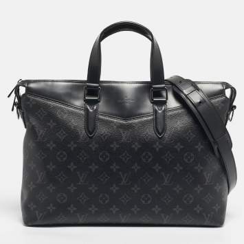 Pre Owned Louis Vuitton Monogram Eclipse Canvas Explorer Briefcase