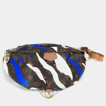 Pre Owned Louis Vuitton Monogram League Of Legends Collaboration Bum Bag Tote Canvas Brown