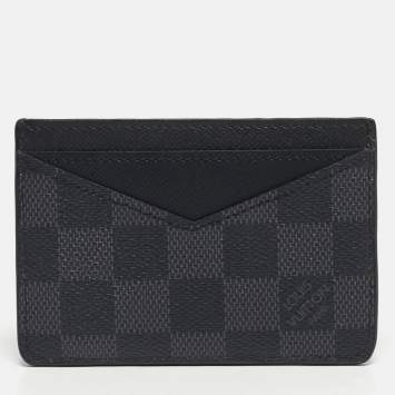 Pre Owned Louis Vuitton Damier Graphite Canvas Neo Card Holder